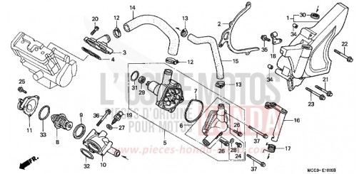 POMPE A EAU CB1100SF1 de 2001